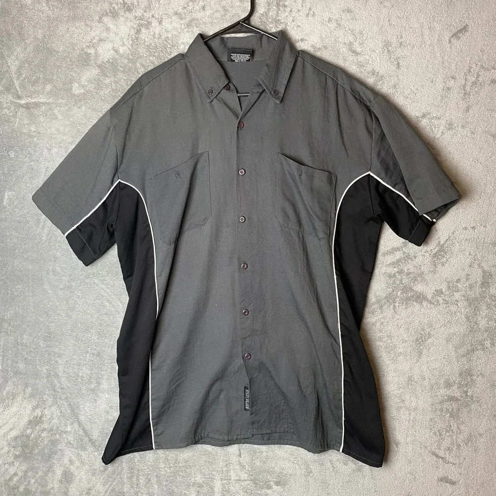 Biker Wear USA Men's XL Biketoberfest 2017 Shirt Gray Black Graphic